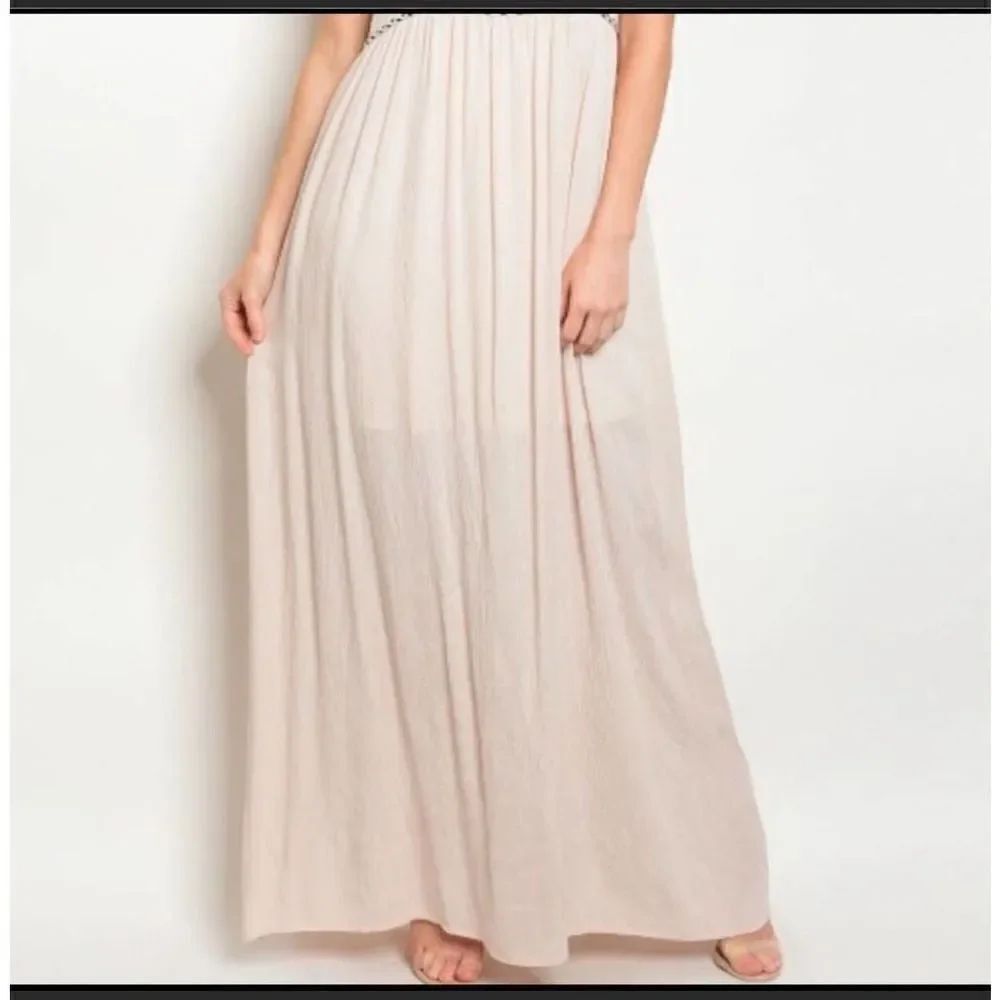 Ina Maxi Prairie Boho Goddess Dress Size Medium - Picture 5 of 16